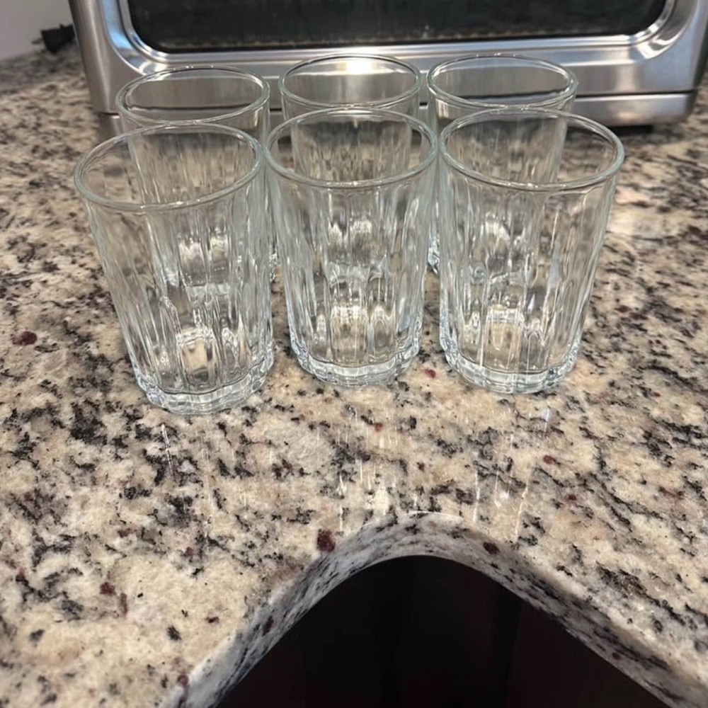 Clear Glass Tumbler Set - 6 Pack